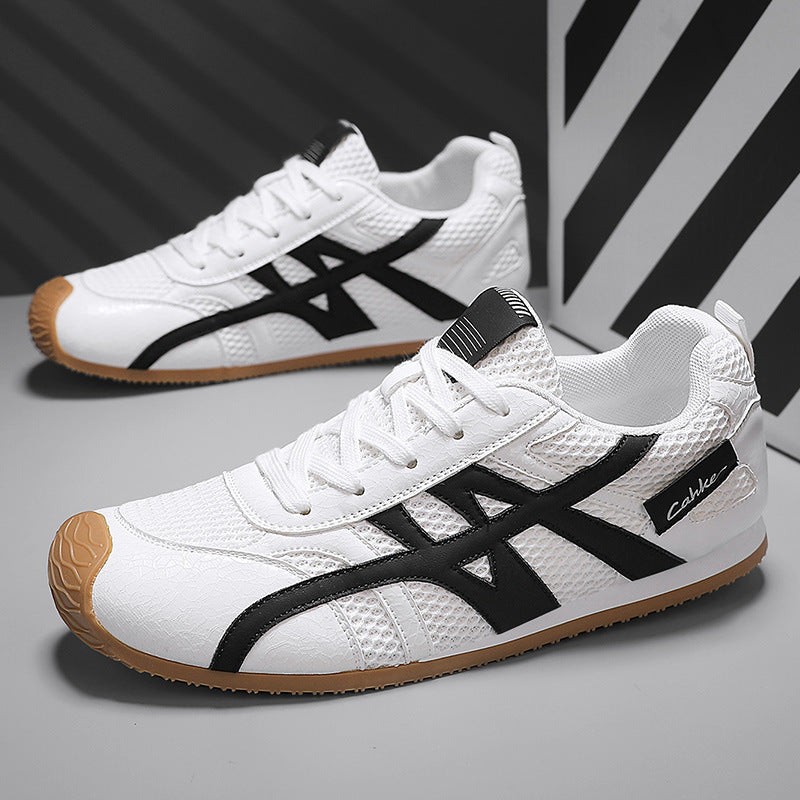 Men's Shoes Moral Training Shoes  New Style Breathable Fashion Simple Stylish Sports Leisure Versatile Flats Lightweight Sports Shoes