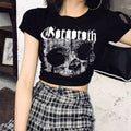 Short-Sleeved T-Shirts for Women with Exposed Navel, Sexy Slim-Fitting Hotties, European Tops, Trendy One-Piece