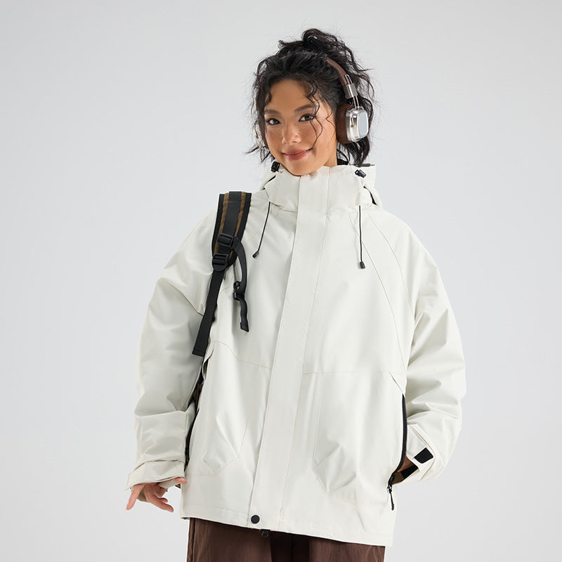 Printed Custom-Made Jackets, Outdoor Three-In-One Jackets for Men and Women, Travel Outdoor Three-Proof Printable High-Quality Jackets