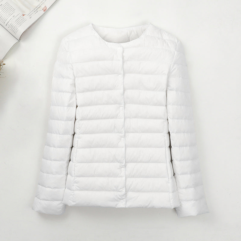 Winter 2024 New Warm Duck Down Liner Women's Lightweight Interior Fashion Casual All-match Down Jacket