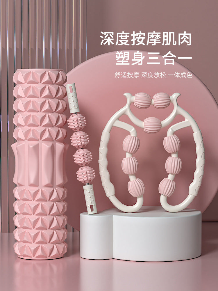 Foam Roller Leg Beauty Tool Roller Muscle Relaxer Leg Training Massage Equipment Sports Fitness Yoga Massage Stick