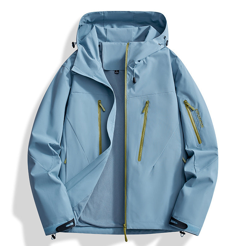 Cross-Border Thin Casual Jackets for Men and Women, Windbreaker Jackets, Waterproof and Windproof Work Jackets, Men's Jackets, Group Purchase