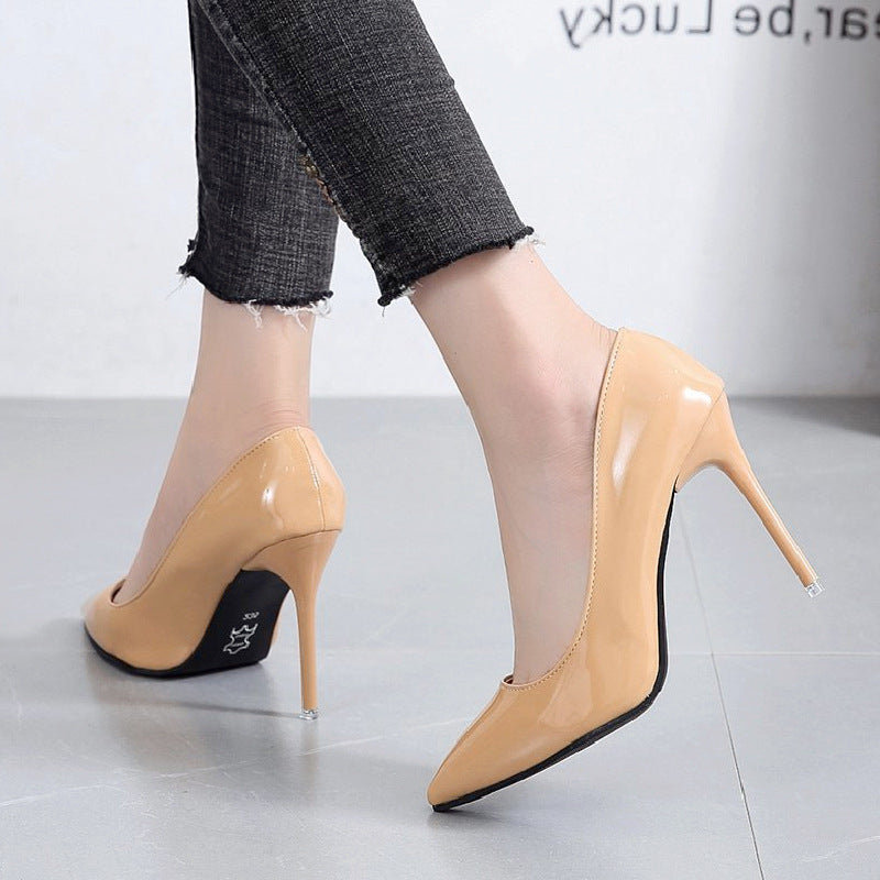 Women's High Heels Women's Large Size Flats 10.5cm High High Heels Size 35-44
