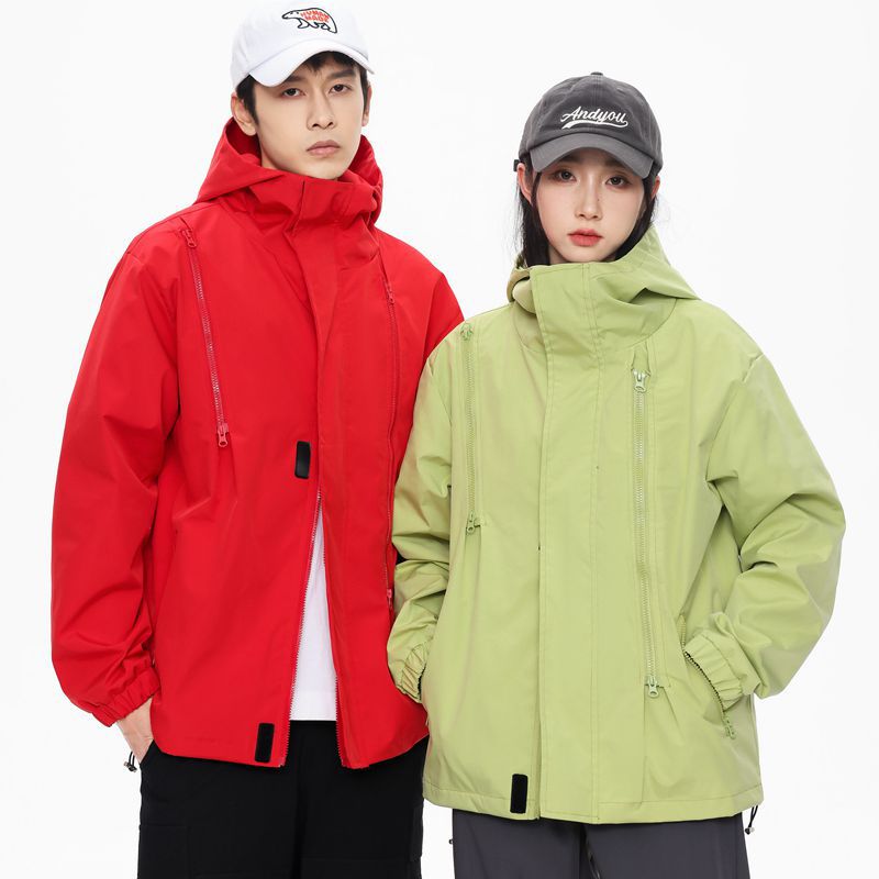 Jackets for Men and Women, Outdoor Windproof Casual Jackets for Men and Women, Mountain Style Hooded Mountaineering Clothing Manufacturers, Casual and Versatile