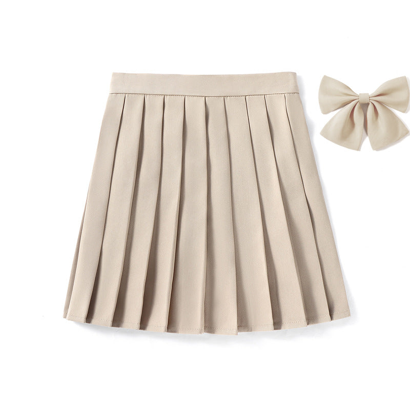 High Waist Pleated Skirt Pleated Skirt Class Uniform Performance Chorus Men and Women Short Skirt