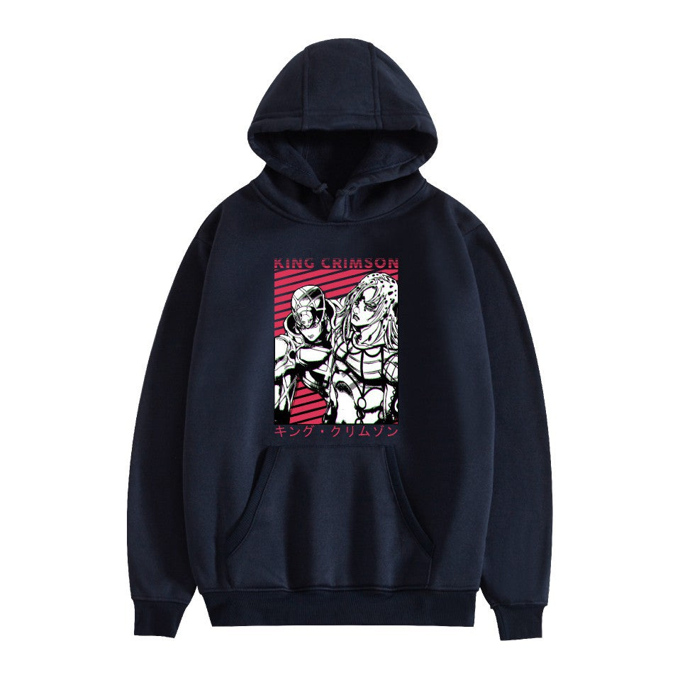 New Hot Hoodie JOJO's Wonderful Adventure Popular Printed Casual Men's and Women's Cross-border Trendy Sweater