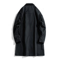 Men's Mid-length Balkan Lapel Coat Rivet Decorative Fashionable Coat Coat Everyday All-match British Style