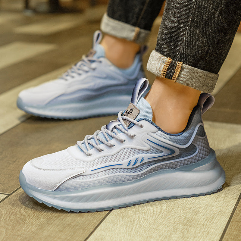 Men's Shoes Spring/Summer Mesh Breathable Sneakers Men's Popcorn Running Shoes Casual Shoes Fashion Trendy Dad Shoes