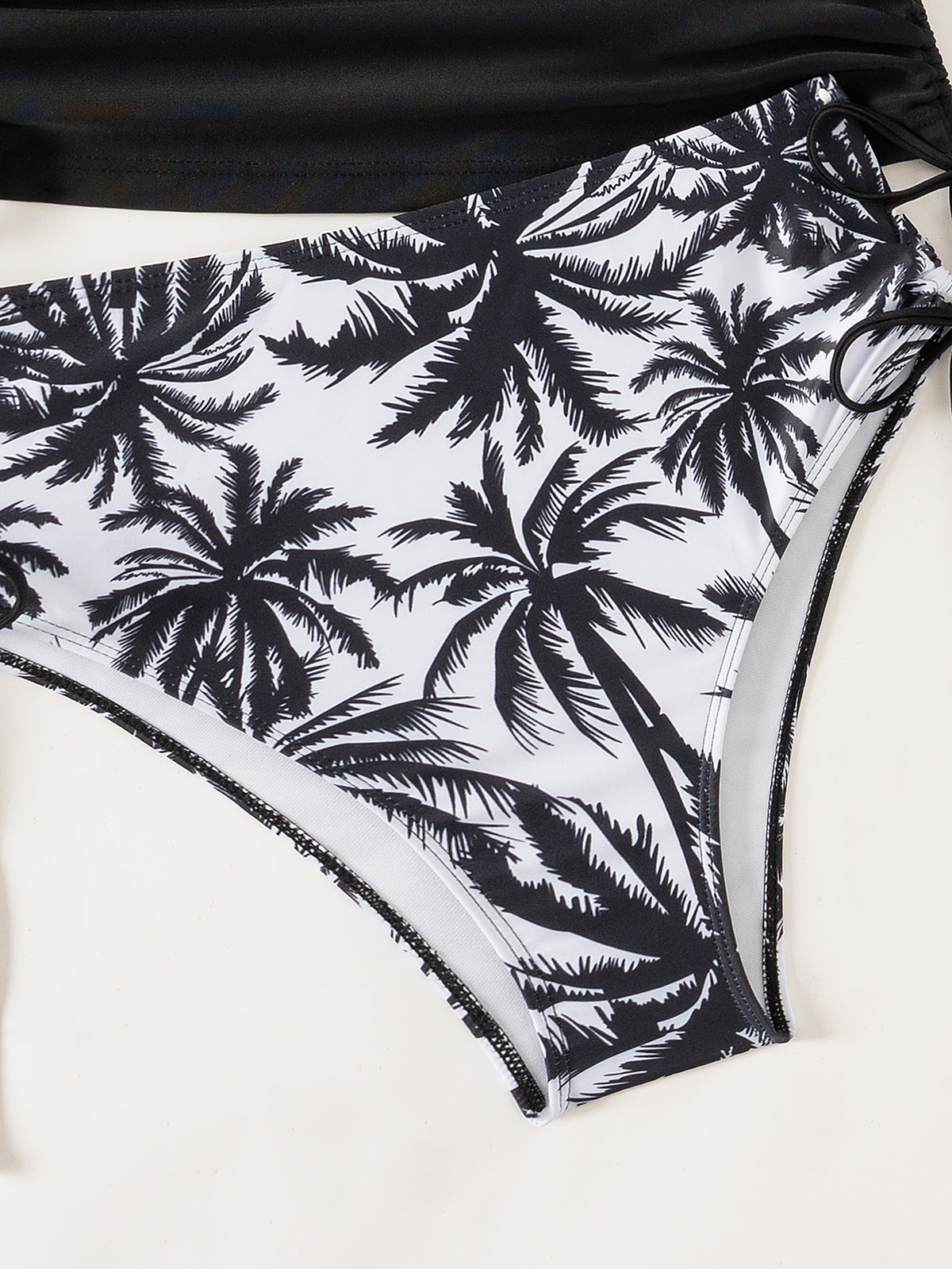 Billion Swimming 2024 New European and American Swimwear Printed High Elasticity Conservative Split Women's plus size Swimsuit Tankini
