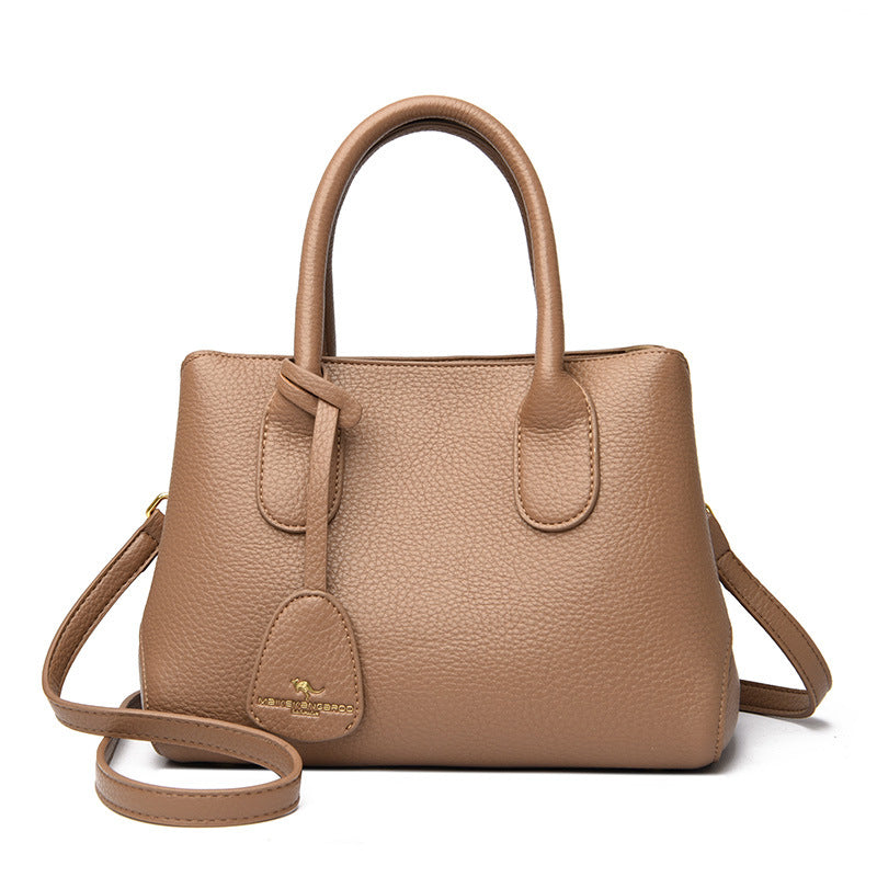 handbags Shoulder Hand Crossbody Bag 2025 New Commuter Ladies Fashion Middle-aged Handbag Mother
