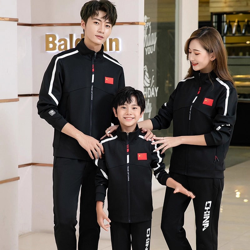 Chinese Team Sportswear Suit Spring & Fall Male and Female Coach National Award-Winning Clothing Sports Student Martial Arts Training Clothing National Clothing