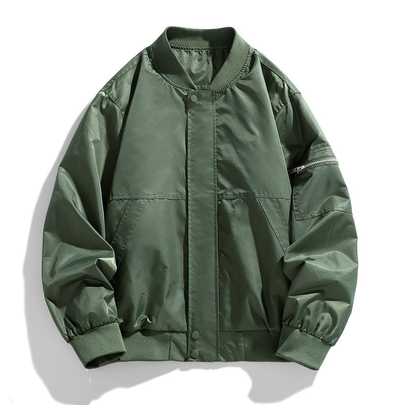 New Jacket Men's Casual Coat Outdoor Sports Windproof Comfortable Trend All-match Fashion Lapel Spring and Autumn Top