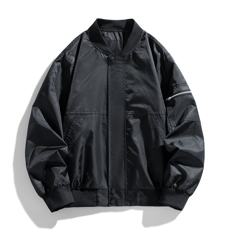 New Jacket Men's Casual Coat Outdoor Sports Windproof Comfortable Trend All-match Fashion Lapel Spring and Autumn Top