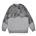 Cashew Flower Tie-Dye Sweater Men's Winter Ins Trendy Sweater Design Niche plus size Loose Round Neck Sweater