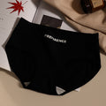 Women's Pure Cotton Underwear, All-Cotton Antibacterial Crotch, Mid-Waist Simple Solid Color Girls' Autumn and Winter Briefs