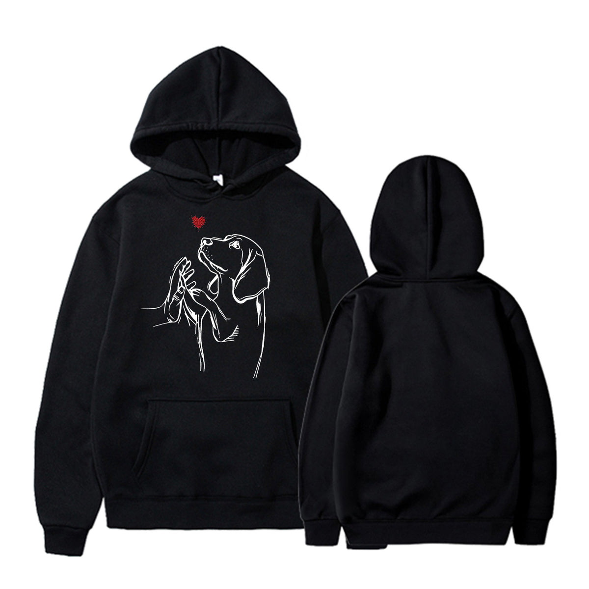 2024 Men's and Women's New Women's Printed Long Sleeve Hoodie Sweatshirt