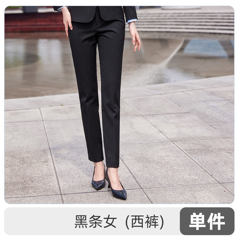 Autumn and winter new men's and women's same style business attire 4S shop business suit suit slim temperament hotel formal overalls