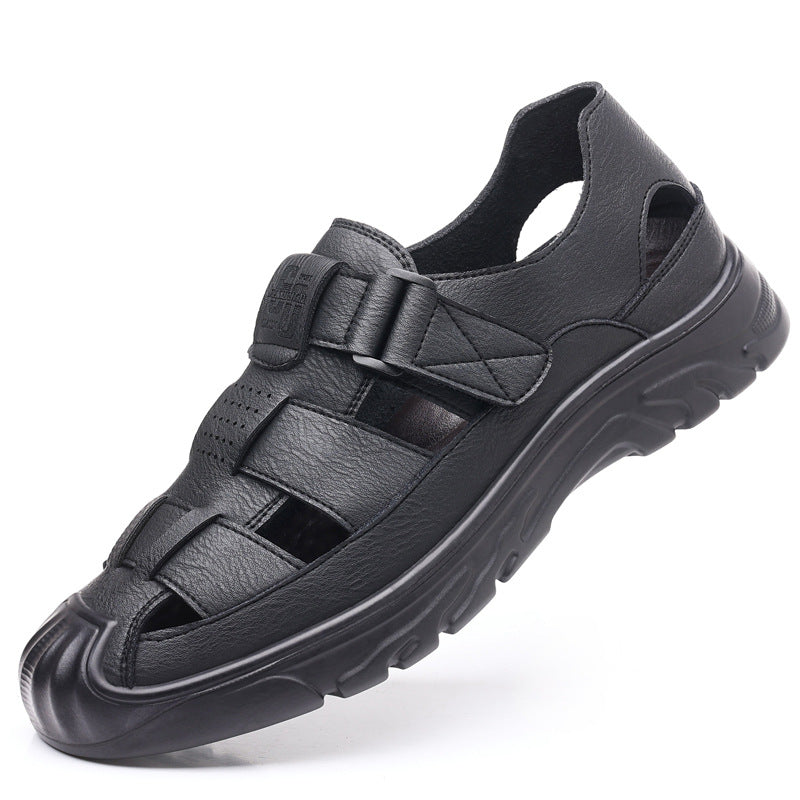 Summer New Men's Sandals, Non-Slip, Wear-Resistant, Casual Sandals, Men's Hollow Breathable Clogs, Men's Drop Shipping