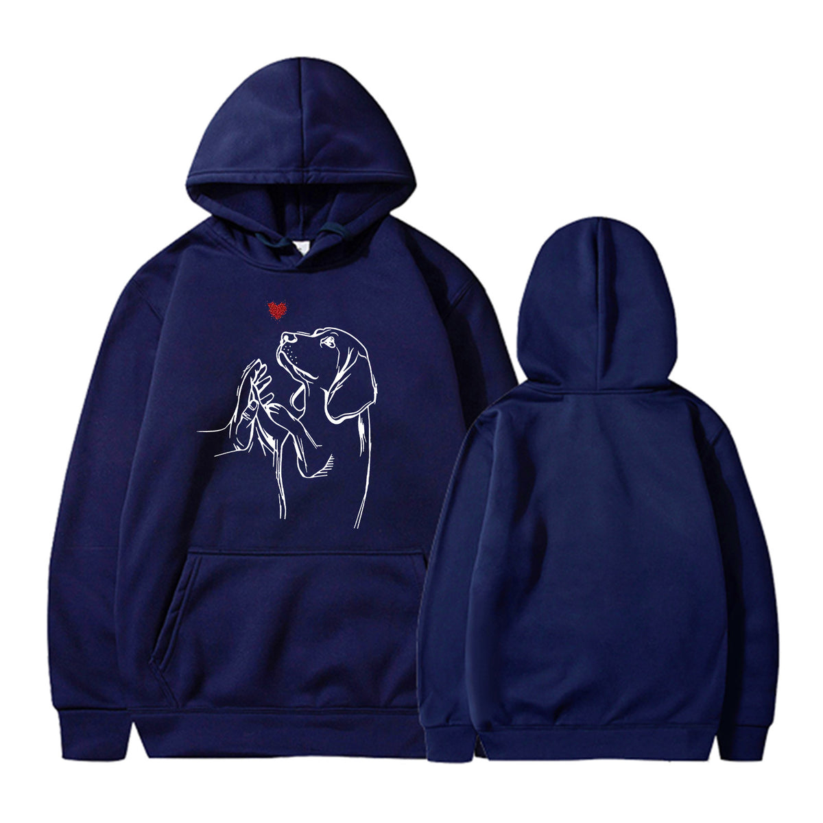 2024 Men's and Women's New Women's Printed Long Sleeve Hoodie Sweatshirt