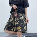 Boys Summer New Shorts Camouflage Design Loose Straight Casual Sports Pants Personality Niche Fashion