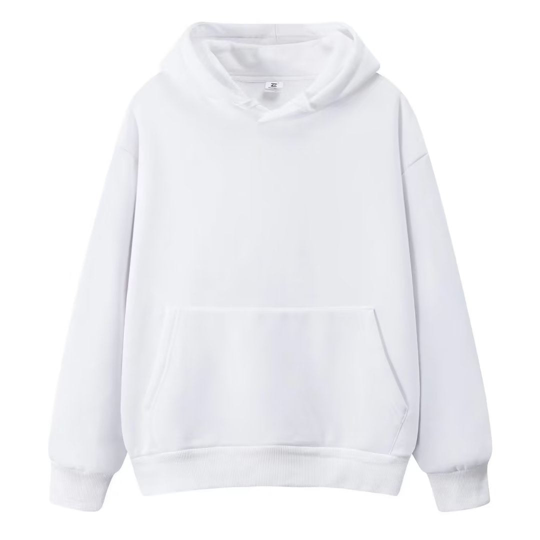 Cotton Hooded Sweater Men's Spring and Autumn 2024 New Loose Couple Hoodie Fashion Brand oversize American Jacket