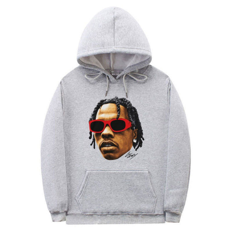 [Cross-border European Code] Rapper Lil Baby Graphic Hoodie Men's