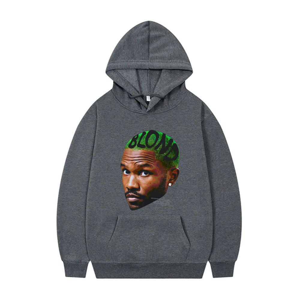 Rapper Frank Vintage Head Graphic Hoodie Men Women Ocean Hip