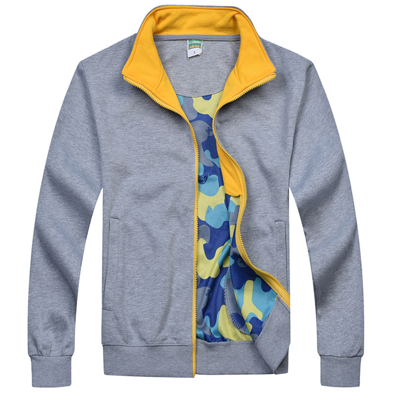 Zipper Sweater Custom Printed Logo Waiter Work Clothes Women's Autumn and Winter Class Clothes Group Culture Advertising Shirt Men's Long Sleeve