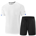 Men's Sports suit Two-Piece Men's Short-Sleeved T-Shirt Sportswear Loose Casual Pants plus size suit