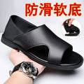 Summer New Men's Sandals Non-slip Soft-soled Sandals Soft Surface Breathable Wear-resistant Casual Soft-soled Beach Sandals for Men