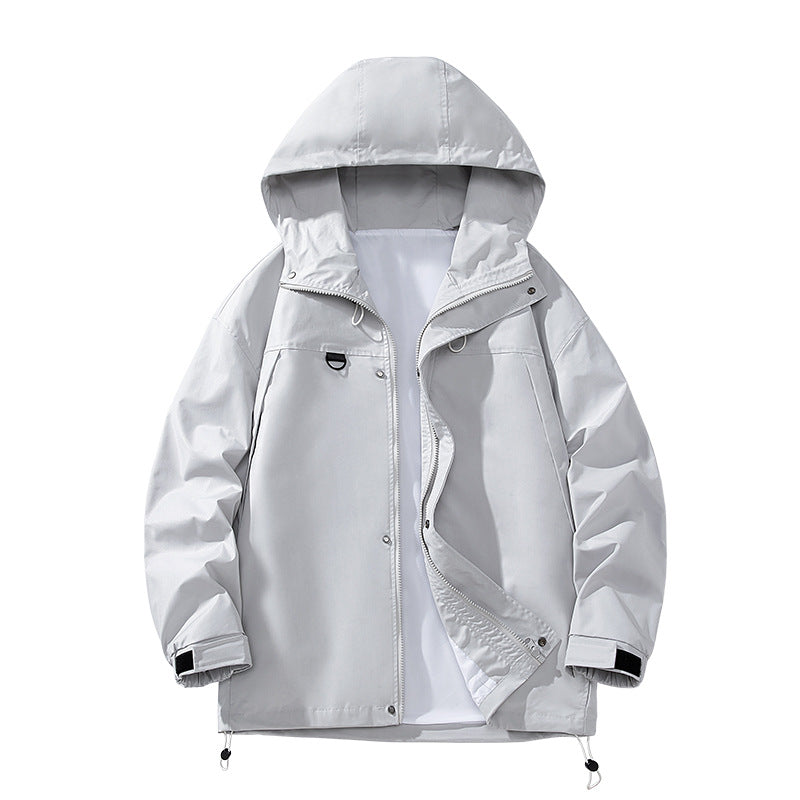 Men's American Windproof Jacket Men's Spring and Autum 2025 New Outdoor Functional Workwear Assault Jacket Tops
