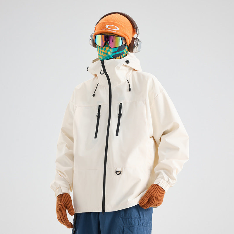 Couple's Outdoor Jackets, Youth Hooded Jackets, Men's Casual Jackets, Men's Single-Layer Windproof Jackets