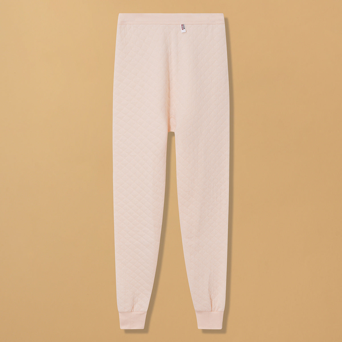 Yiershuang Men's and Women's Warm Cotton Single-piece Three-layer Round Neck Long-sleeved Shirt Trousers Air Cotton Thermal Underwear Thickened