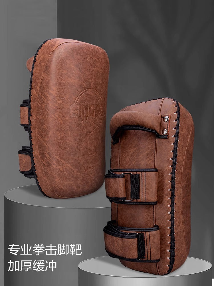 Fighting Target Muay Thai Professional Training Leg Target Kicking Target Adult Boxing Sanda Foot Target Thickened Arc Hand Target Equipment
