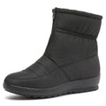 Women's Winter Snow Boots with Plush Lining, Waterproof Short Boots, Warm and Thickened, Cross-Border Women's Boots, Waterproof Large-Size Women's Shoes