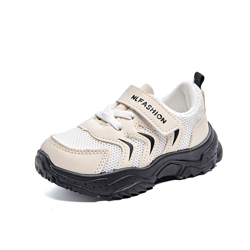 Children's Sports Shoes 2025 Autum New Girls' Lightweight Shock-Absorbing Outdoor Kidsren's Shoes Breathable Boys' Shoes