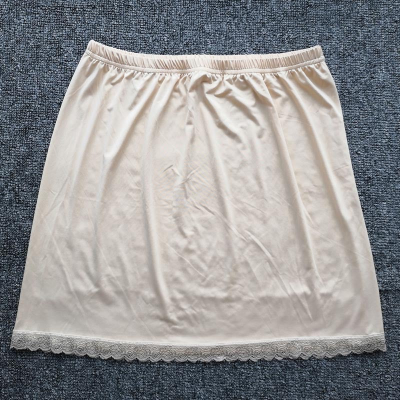 European and American Summer New Women's Anti-transparent Modal Inner Petticoat plus size Thin Skirt Anti-light Elastic Base Skirt