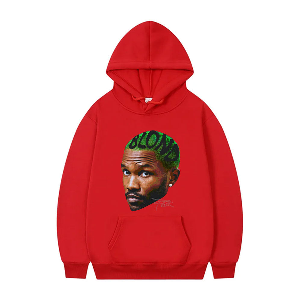 Rapper Frank Vintage Head Graphic Hoodie Men Women Ocean Hip