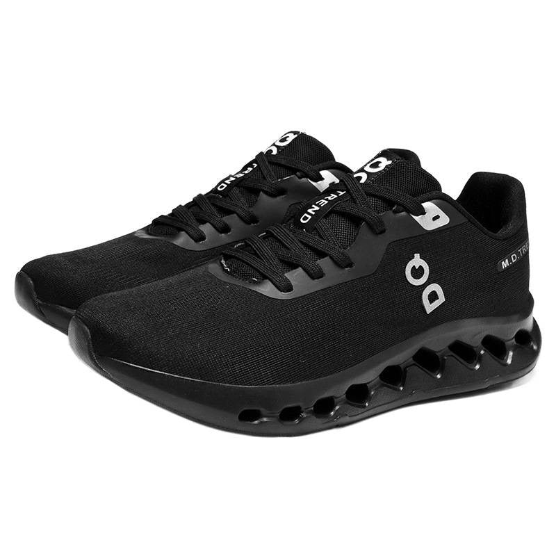 Men's Low-Top Sneakers, Lightweight Breathable Casual Shoes, Trendy Fly-Knit Lace-Up Men's Shoes Sneakers