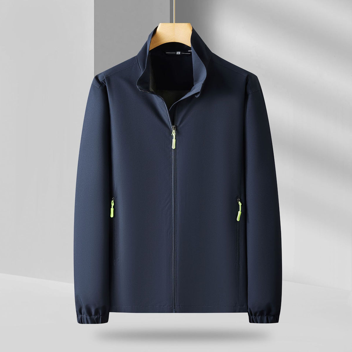 2025 Autumn/Winter 7788 Style Outdoor Loose-Fitting 160g Stand-Up Collar Zip-Up Jacket Windbreaker Business Workwear