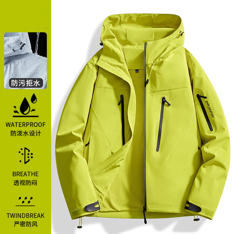 Woodpecker Jacket Girls New Autumn Three-In-One Outdoor Waterproof Small and Beautiful Sports Windproof Jacket