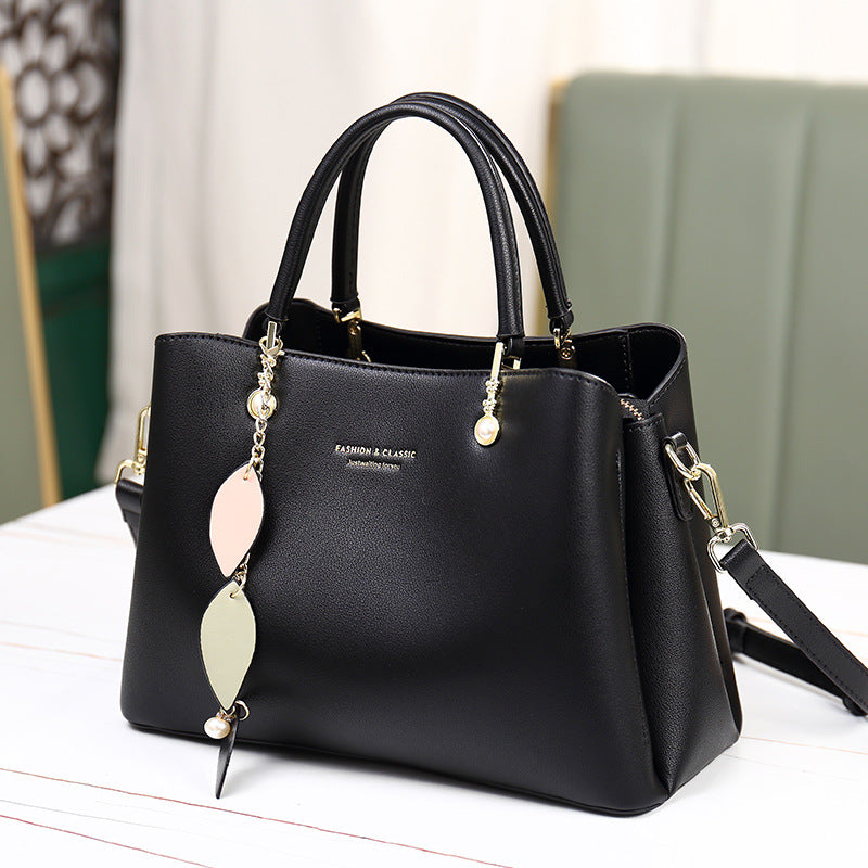 Genuine Leather Women's Bag 2026 New Model, Crossbody, Light Luxury, Single Shoulder, Crossbody, Handbag, Commuter, High-End Feel, Genuine Leather Mom Bag