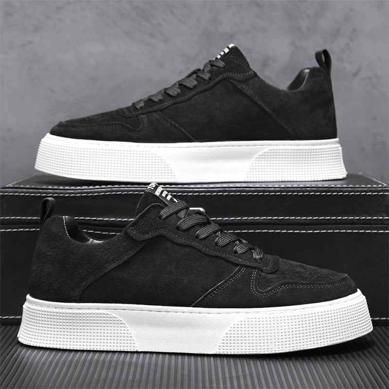 Men's Shoes Spring and Autumn New All-match Comfortable Thick Sole Lightweight Heightened Sneakers Casual Shoes