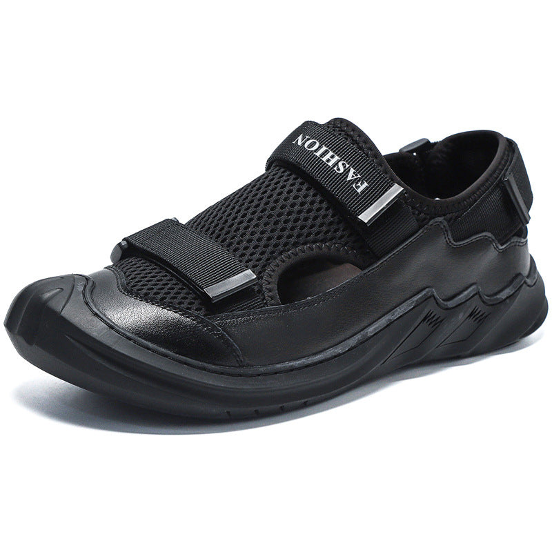 Men's Sandals Soft Sole 2023 Summer New Style Vietnam Roman Beach Shoes Baotou Breathable Outdoor Casual Shoes Trend