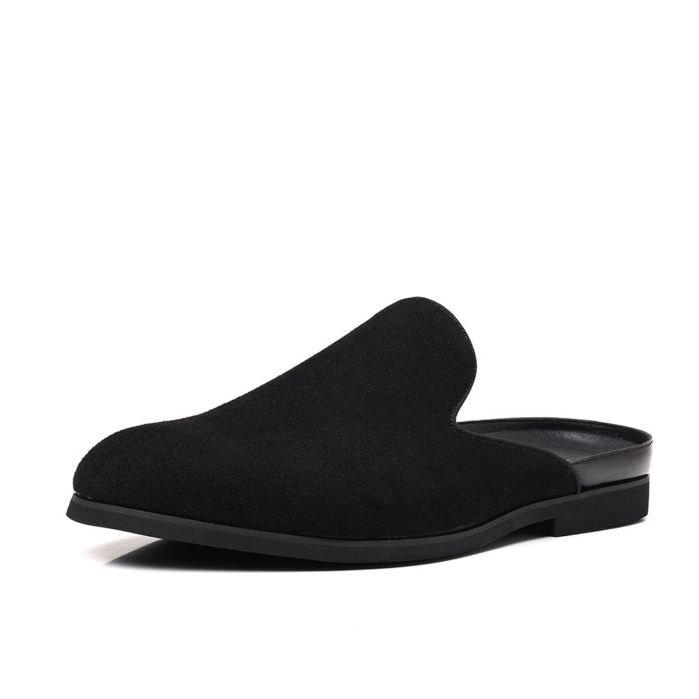 Men's Heelless Half Slippers 2025 Summer Men's Loafers Slip-On Carefully Selected