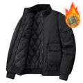 Flying Suit Men's Jacket Cotton Coat Autumn and Winter American Retro Loose Casual Middle-aged Casual Jacket Cotton Coat Coat