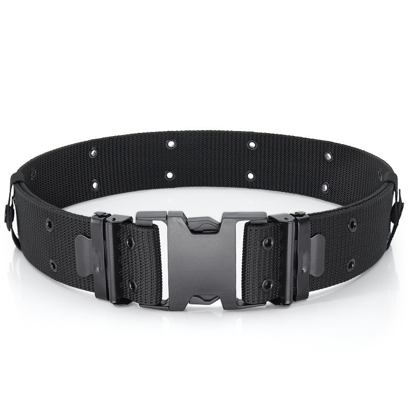 5.5cm Men's Nylon Training Belt Canvas Woven Tactical Waist Cover Multi-functional American-style s Outer Belt Men's Belt