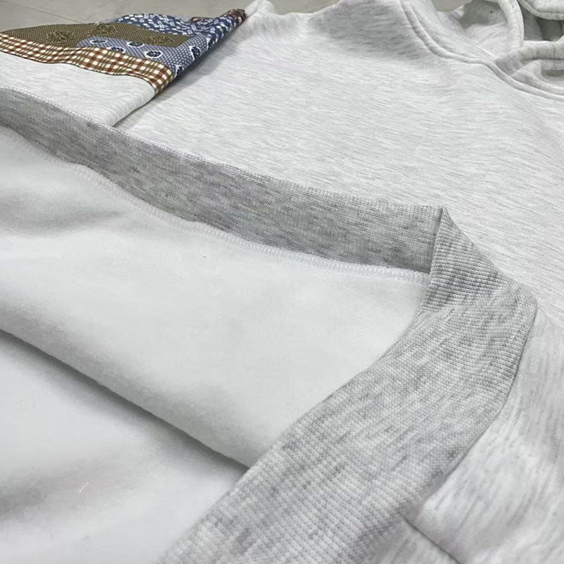 Angel Large Letter Printed Hooded Sweater Hip-Hop Hoodie American Style Retro Long Sleeve Sweater