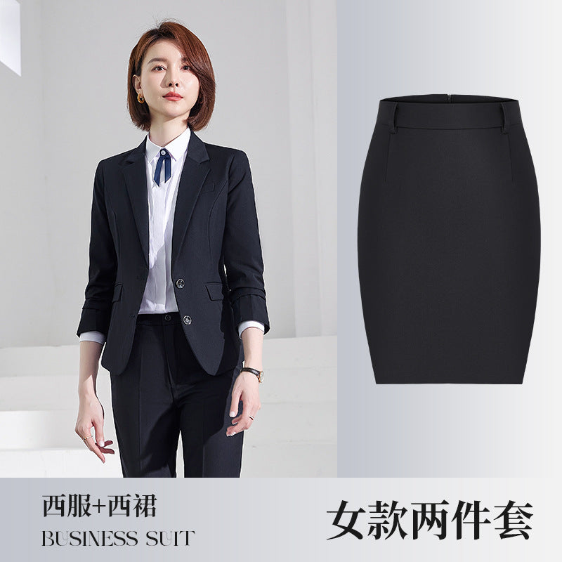 Men's Suit suit Men's Business Professional Dress Salesman Work Clothes Casual Suit Pants Men's and Women's