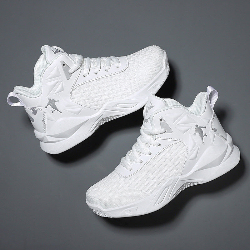 Boys' Shoes 2026 Spring New Model Kidsren's Non-Slip Wear-Resistant Basketball Shoes Mesh Breathable Boys' Sports Training Shoes